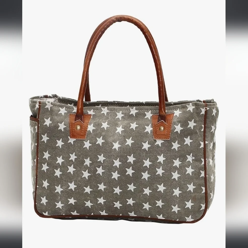 Myra Bag Freedom Of Stars Top Zip Top  Handle Bag